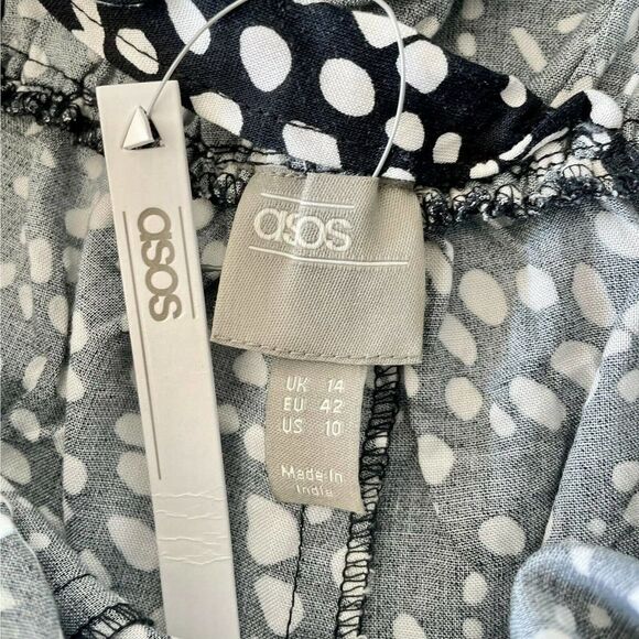 ASOS Navy and White Polka Dot Romper - Picture 5 of 10